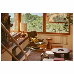 HKliving Abat jour en tissu bouclé |