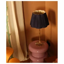 Doing Goods Abat-jour en soie Diya | Bleu nuit Hot