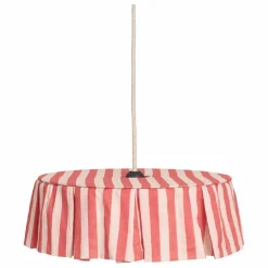 Enfant Nobodinoz Luminaires|Lampes, Veilleuses Enfant|Abat-jour Vibes rayé en voile de coton bio |