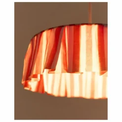 Enfant Nobodinoz Luminaires|Lampes, Veilleuses Enfant|Abat-jour Vibes rayé en voile de coton bio |