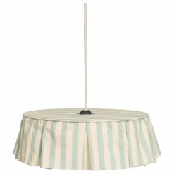 Enfant Nobodinoz Abat-jour Vibes rayé en voile de coton bio |