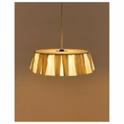 Enfant Nobodinoz Abat-jour Vibes rayé en voile de coton bio |