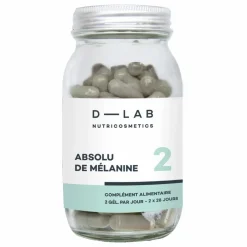 Outlet D-LAB NUTRICOSMETICS Absolu de Mélanine intensifie le bronzage Complément alimentaire - 1 mois Non teinté
