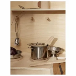 Ferm Living Kids Accessoires de cuisine à jouer - Set de 9 Acier