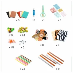 Hot Djeco Activité créative Couleurs des petits Multicolore