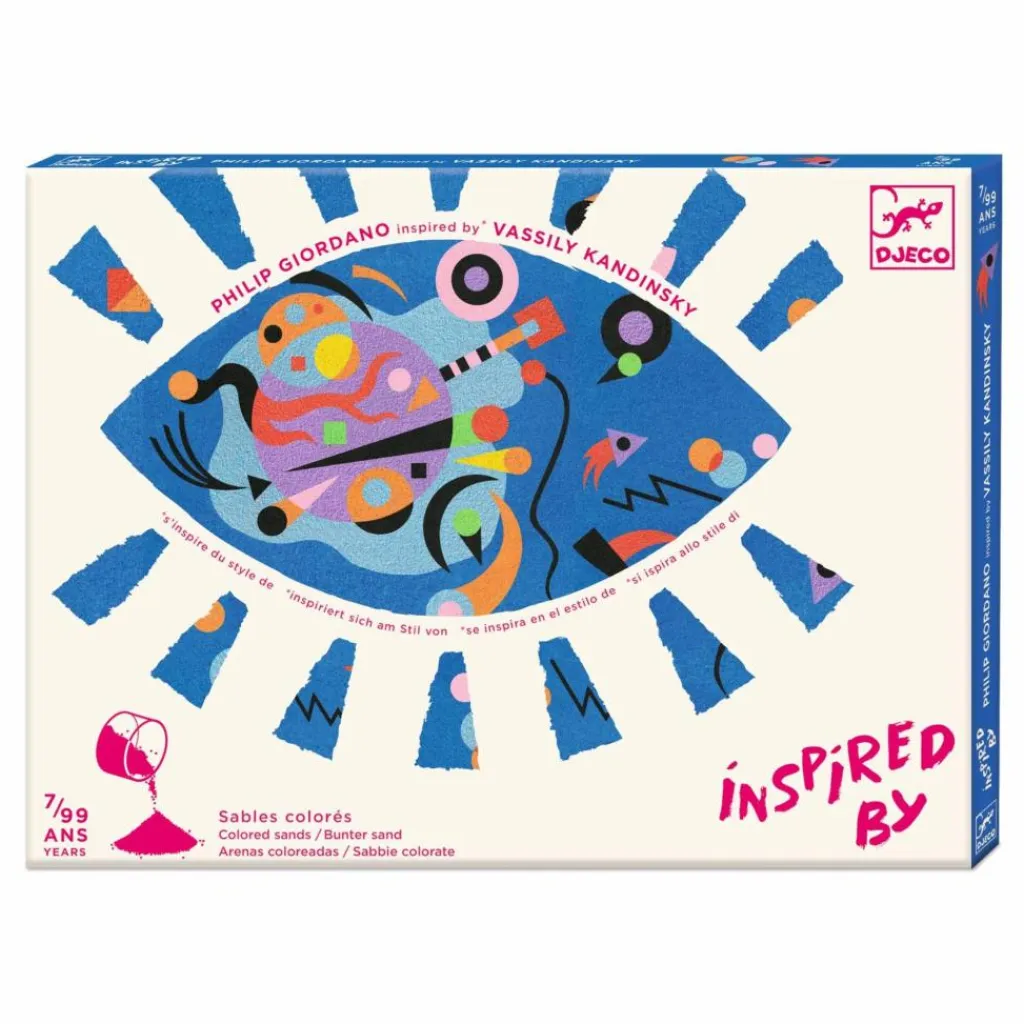 Online Djeco Activité sables colorés Abstractions Multicolore
