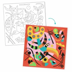 Online Djeco Activité sables colorés Abstractions Multicolore