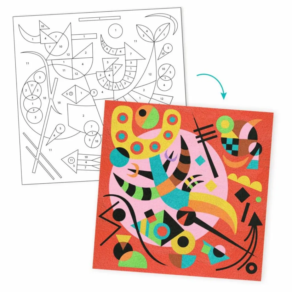 Online Djeco Activité sables colorés Abstractions Multicolore
