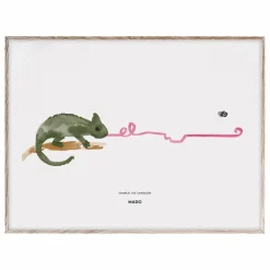 Enfant Mado Affiche Charlie the Chameleon 40x30 cm