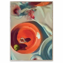 Paper Collective Affiche Fine Dining par Berenice Hernández Rouge Discount