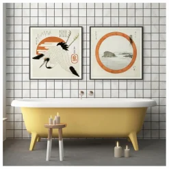 The Dybdahl Co. Affiche Grus Japonensis Multicolore Hot