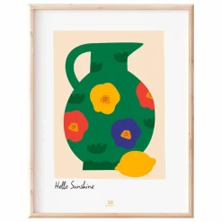 Clearance Ma petite vie Affiche Hello Sunshine | Vert