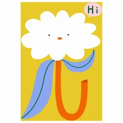Enfant Mado Déco Murale Enfant|Affiche Hi Flower 01