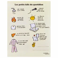 Enfant Mathilde Cabanas Affiche Les petits kifs