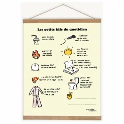 Enfant Mathilde Cabanas Affiche Les petits kifs