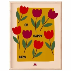 Ma petite vie Décoration Murale|Affiche Oh happy days