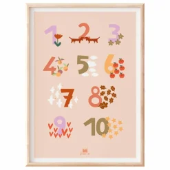 Enfant Ma petite vie Décoration Murale|Déco Murale Enfant|Affiche pédagogique Chiffres