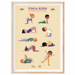 Enfant Ma petite vie Déco Murale Enfant|Affiche pédagogique Yoga