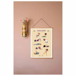 Enfant Ma petite vie Déco Murale Enfant|Affiche pédagogique Yoga