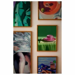 Paper Collective Affiche Shrimp and Stripes par Misfitting Things | Bleu Clearance