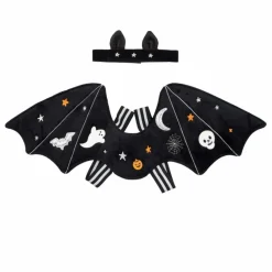 Meri Meri Ailes de chauve-souris brodées Noir Clearance