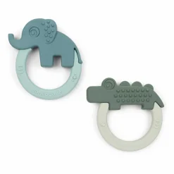 Clearance Done by deer Anneau de dentition Deer - Set de 2 | Vert