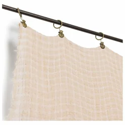 Le Monde Sauvage Anneaux à pinces coquillage - Lot de 5 | Doré Best