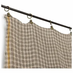 Le Monde Sauvage Anneaux à pinces coquillage - Lot de 5 | Doré Best