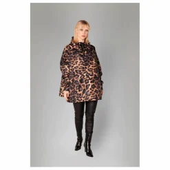 Femme Rainkiss Anorak Imperméable Dark Léopard |