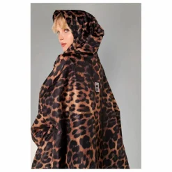 Femme Rainkiss Anorak Imperméable Dark Léopard |