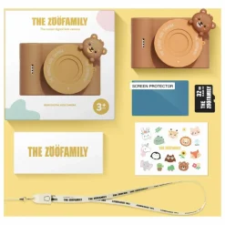 Hot The Zoofamily Appareil photo Urban Zoo - Ourson Marron