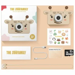 The Zoofamily Appareil photo Zoo friends - Girafe Beige Best