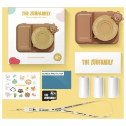 The Zoofamily Jeux High-Tech|Appareil photo Zoo print - Ourson