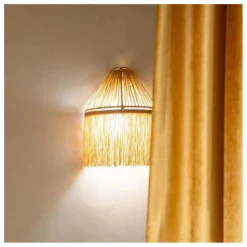 Hot Honoré Applique en raphia | Doré