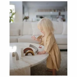 Mushie Arc en ciel à empiler | Beige Outlet