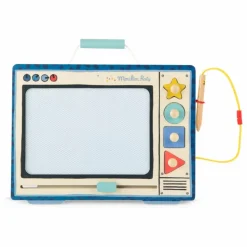 Moulin Roty Ardoise magnétique Puce & Pilou | Bleu Clearance