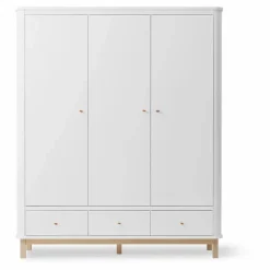 Enfant Oliver Furniture Armoires|Rangement Enfant|Armoire 3 portes en chêne |