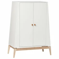 Leander Armoire basse Luna chêne - 2 portes | Blanc Outlet