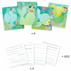 Djeco Artistic Strass Ondes aquatiques Multicolore