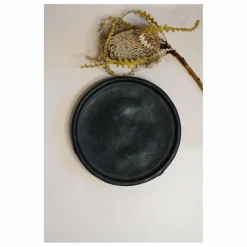 Woodmata Assiette avec piétement en terracotta |