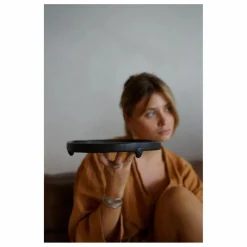 Woodmata Assiette avec piétement en terracotta |