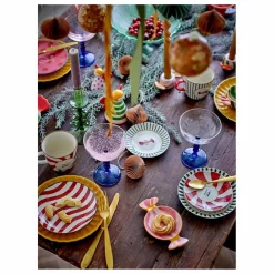 Outlet Bloomingville Assiette Caramella en grès | Rose