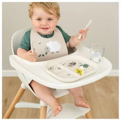 Hot Done by deer Assiette compartimentée Tiny Farm | Sable