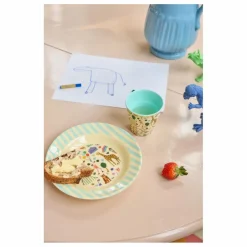 Enfant Rice Vaisselle Enfant|Assiette creuse en mélamine Fun Fair |