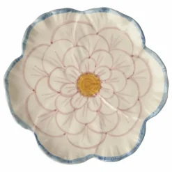 New Rice Assiette en céramique Fleur | Lavande