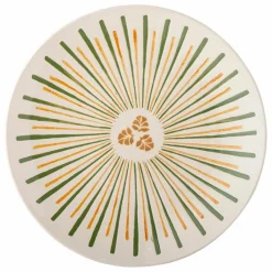 Bloomingville Assiette en grès Heikki | Vert Clearance