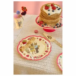 New Rice Assiette en mélamine - x Nathalie Lété | Rose