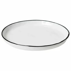 Broste Copenhagen Assiette en porcelaine Salt Blanc