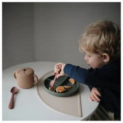 Mushie Assiette en silicone |