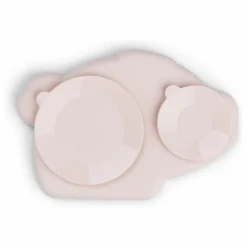 Done by deer Premiers Repas|Puériculture|Assiette en silicone avec ventouse Pigee |
